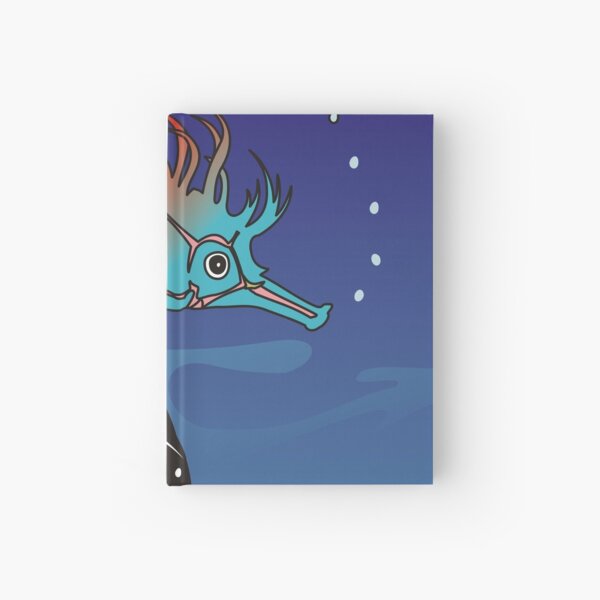Seahorse who imagined it needs to wear a tailcoat Hardcover Journal