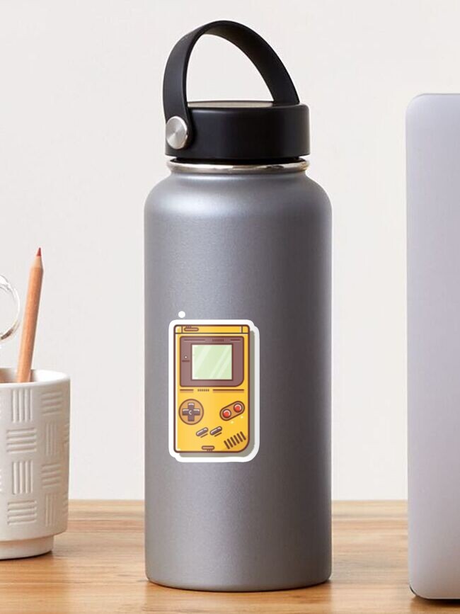 Imagen 1 de 3, Pegatina con la obra el GameBoy, diseñada y vendida por SIMPLISTIC-INC.