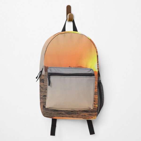 Item preview, Sunset over the sea blue and orange sky beach designed and sold by Vivasshop.