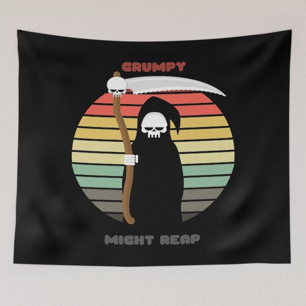 Item preview, Sunset Reaper / Grumpy, Might Reap designed and sold by Nathalie Aynié.