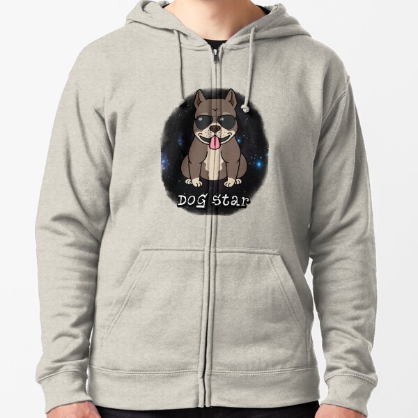 Dog Star Samson The Celebrity Pitbull Zipped Hoodie