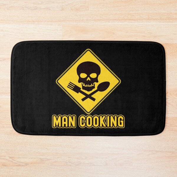 Item preview, Man cooking warning danger designed and sold by Statim.