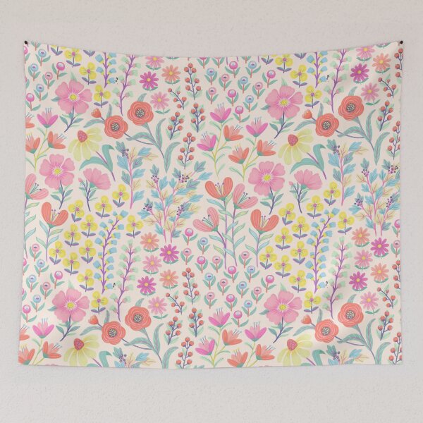 Item preview, colorful meadow designed and sold by HinggaJingga.
