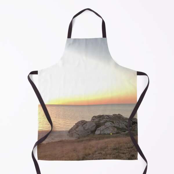 Item preview, Sunset over the sea blue and orange sky beach designed and sold by Vivasshop.