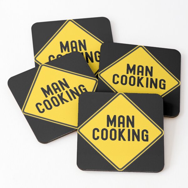Item preview, Man cooking warning danger designed and sold by Statim.