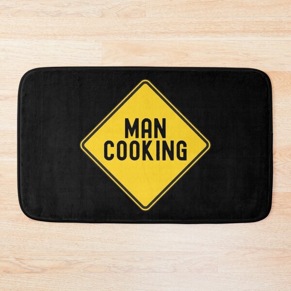 Item preview, Man cooking warning danger designed and sold by Statim.