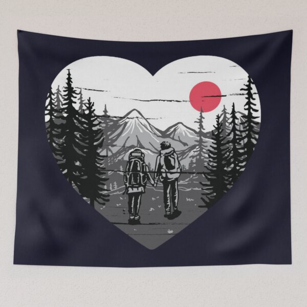 Item preview, Hiking couple designed and sold by Rakos-Merch.