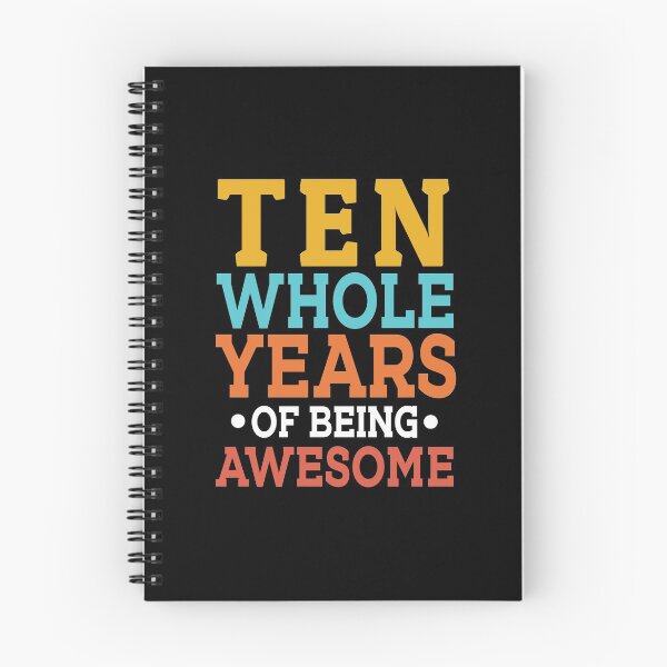 Item preview, 10th Birthday Ten Whole Years Of Awesome 10 designed and sold by haselshirt.
