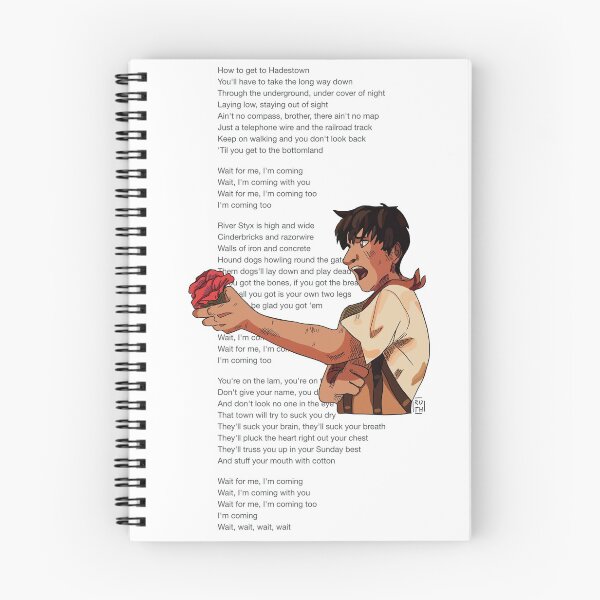 Item preview, Orpheus - Hadestown with wait for me lyrics designed and sold by RuthlesRuth.