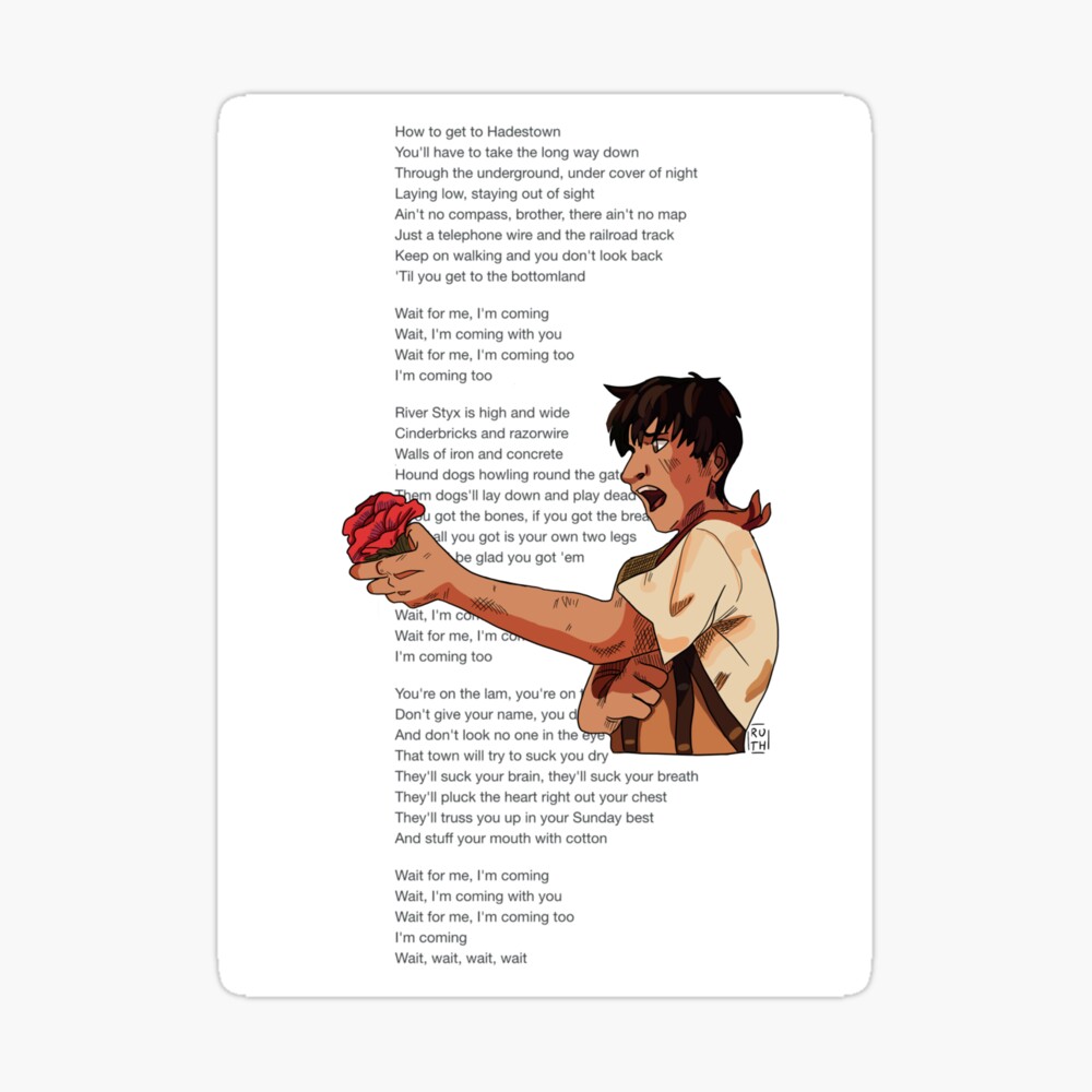 Orpheus - Hadestown with wait for me lyrics