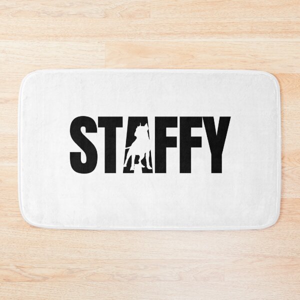 Item preview, Staffy silhouette dark designed and sold by Beyond Words.