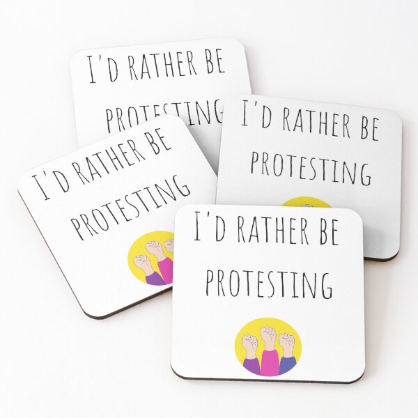 Item preview, I'd rather be protesting designed and sold by hedgedesign.