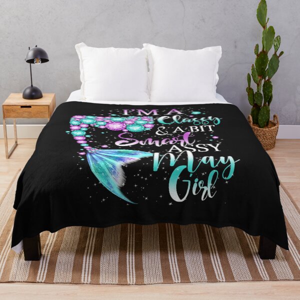 Item preview, May Girl T Shirt I'm A Classy A Bit Smart Assy May Mermaid Birthday Girl Gifts designed and sold by UriahKoch.