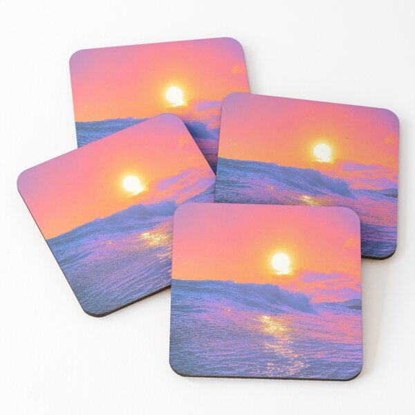 Item preview, Pastel Neon Colorful Sea Waves designed and sold by Memituss.