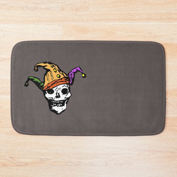 Item preview, Ghastly Jester Skull designed and sold by thelittlebat.