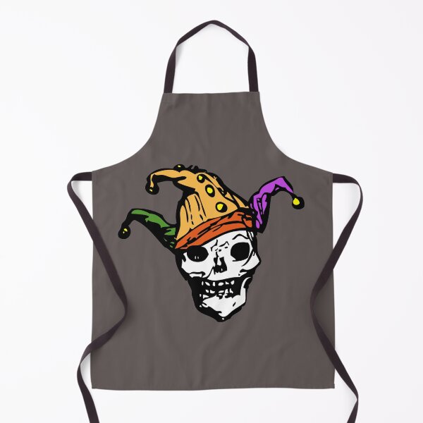Item preview, Ghastly Jester Skull designed and sold by thelittlebat.