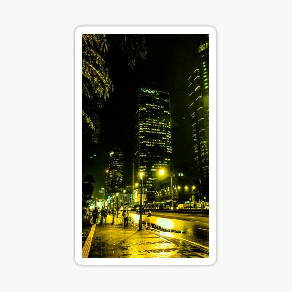 Jakarta Street Walking Sticker
