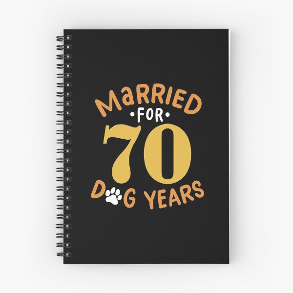 Item preview, 10th Wedding Anniversary, Married For 70 Dog Years designed and sold by haselshirt.