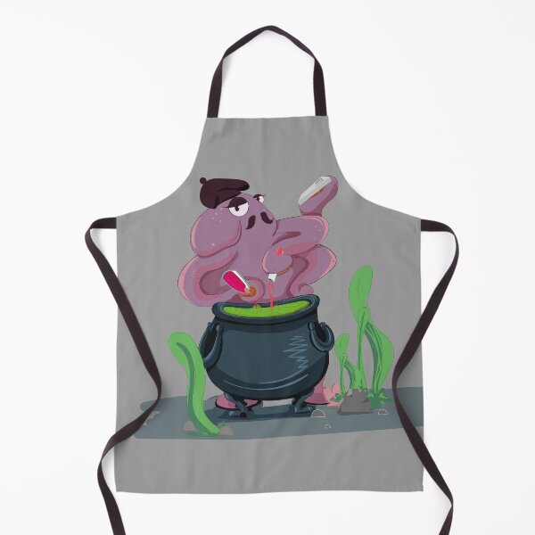 Item preview, Octopus mixes a magic potion designed and sold by VijunArt.