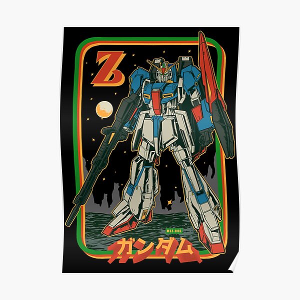 Retro Zeta Gundam Poster