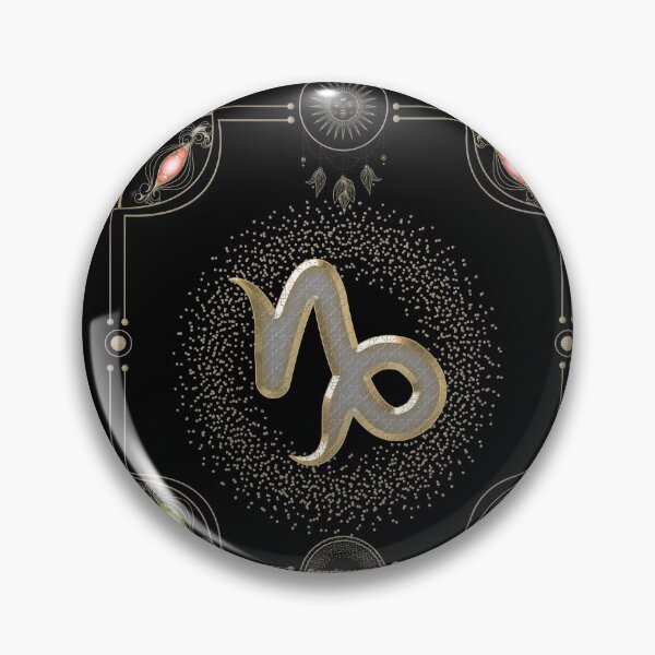 Item preview, Golden capricornus zodiac sign designed and sold by nicky2342.