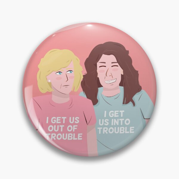 Item preview, Grace & Frankie Trouble Illustration designed and sold by aliciamacias.