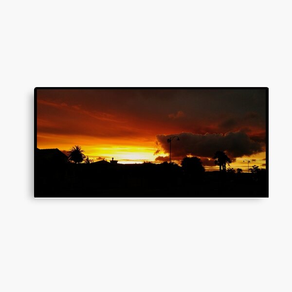 A Special Sunset Canvas Print