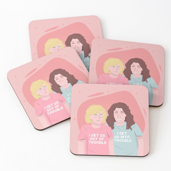 Item preview, Grace & Frankie Trouble Illustration designed and sold by aliciamacias.