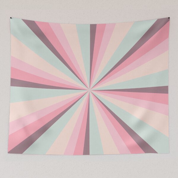 Item preview, Retro Sunburst Pink and Blue designed and sold by trajeado14.