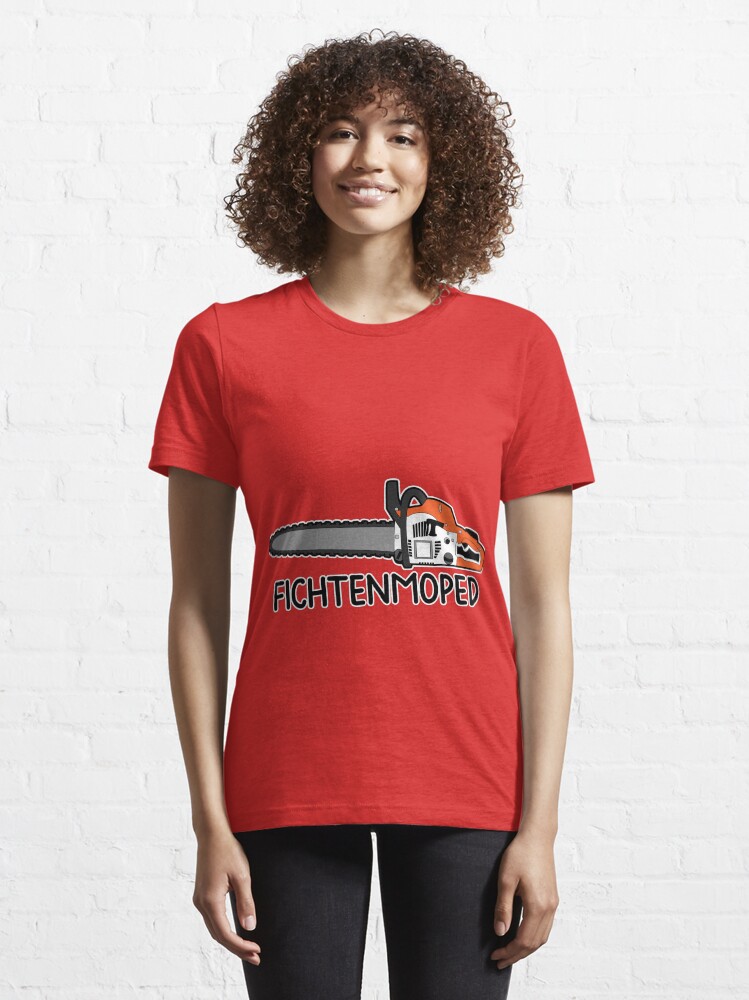 Fichtenmoped Motorsäge Kettensäge T-Shirt