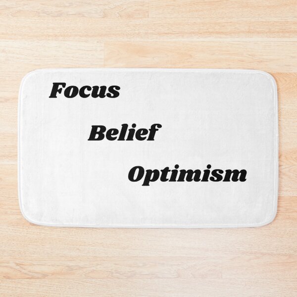 Item preview, Focus, belief and optimism designed and sold by Limitless-Tees.