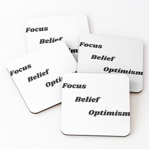Item preview, Focus, belief and optimism designed and sold by Limitless-Tees.