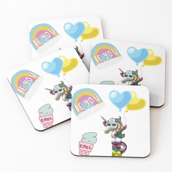Item preview, Be cool be you unicorn balloon designed and sold by JosAwestuff.