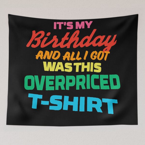Aperçu de l'œuvre T-shirt d'anniversaire hors de prix y=OUI créée et vendue par LEMALLE.