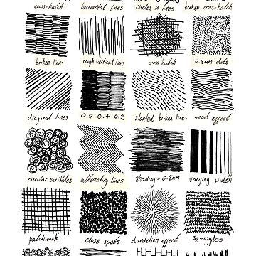 Artwork thumbnail, Annotated Mark Making by foxdesign