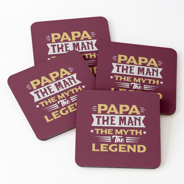 Item preview, Papa - The man, the myth, the legend designed and sold by wazoosi.