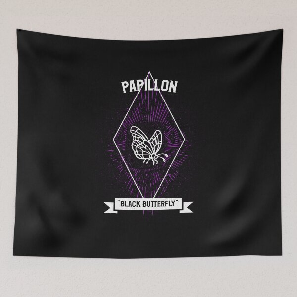 Item preview, Papillon - the black butterly designed and sold by TeeZoneZtore.