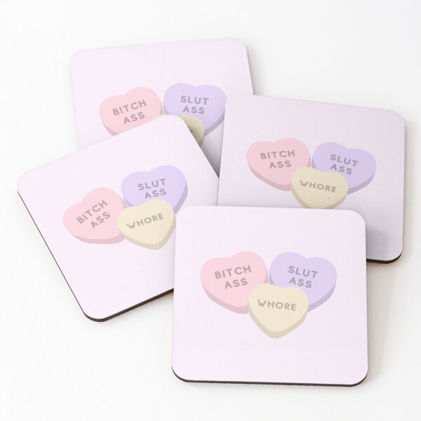 Item preview, 90 Day Fiance - Bitch ass, slut ass, whore - candy hearts designed and sold by LeoSpaceman.