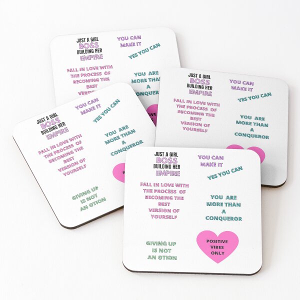 Item preview, Just a girl boss building her empire MOTIVATION quotes designed and sold by TrinityGIRL.