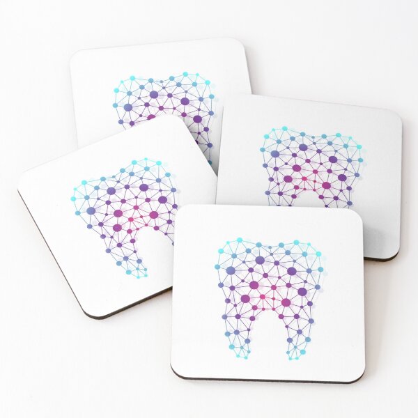 Item preview, Colorful dots and lines tooth design designed and sold by guaka-molly.