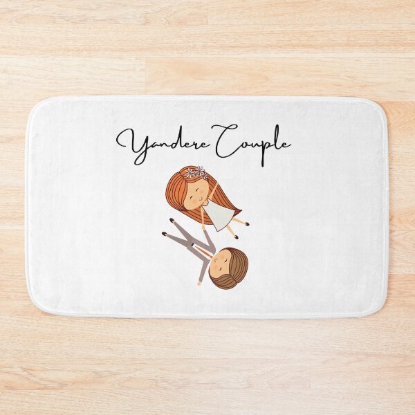 Item preview, Yandere couple married lovely characters digital art gift idea designed and sold by conceptDVS.
