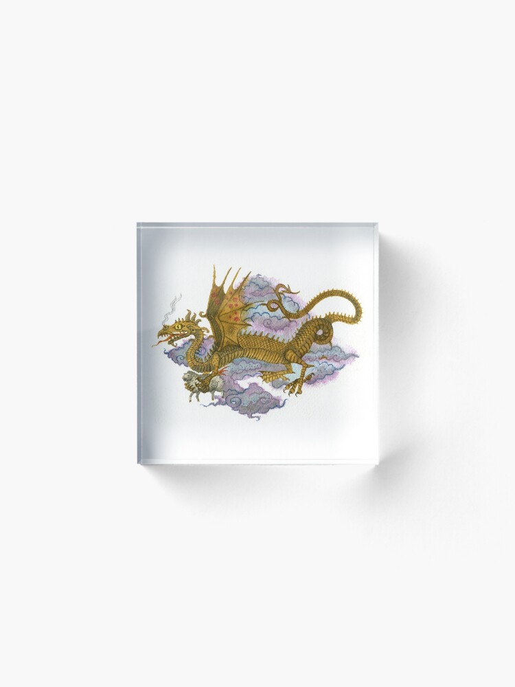 Alternate view of Flying dragon Acrylic Block