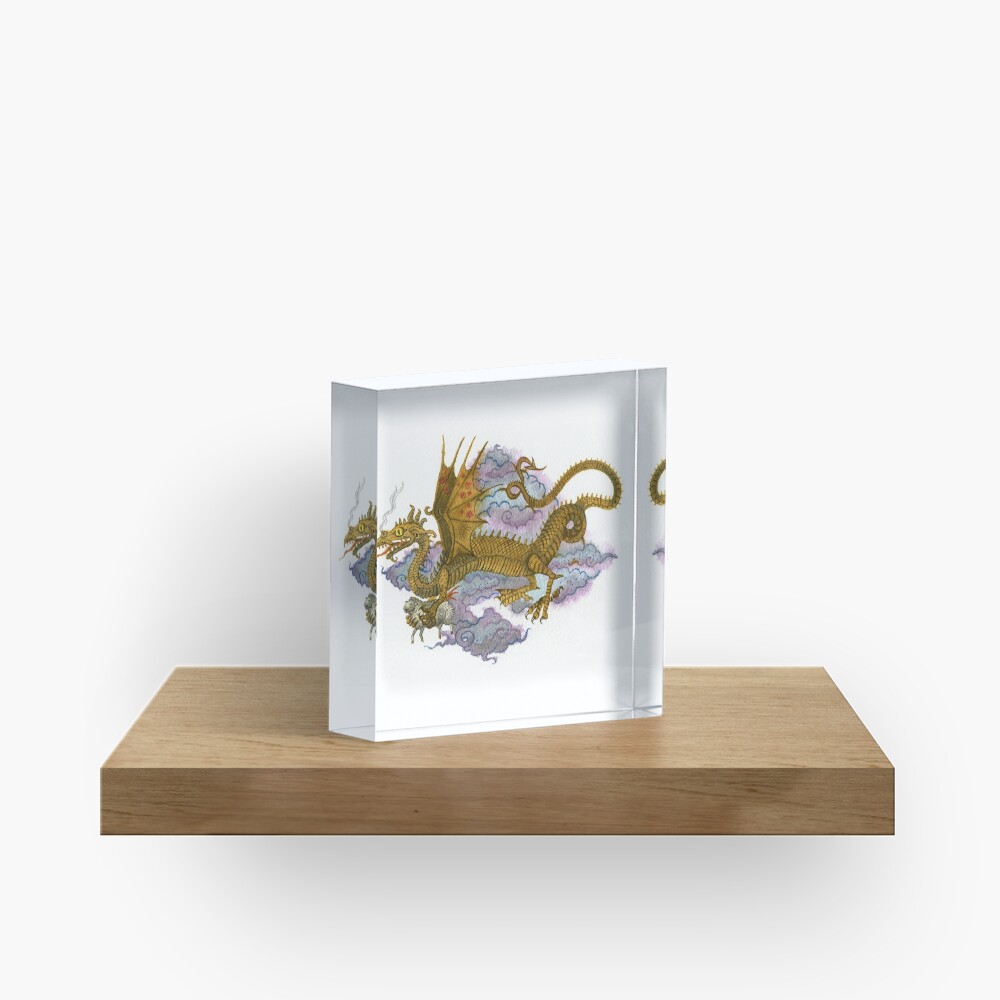 Flying dragon Acrylic Block