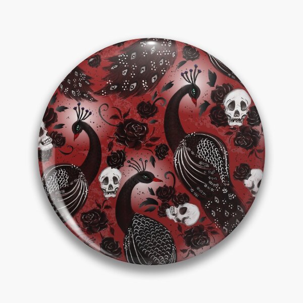 Item preview, Gothic Peacocks Red designed and sold by artypeaches.