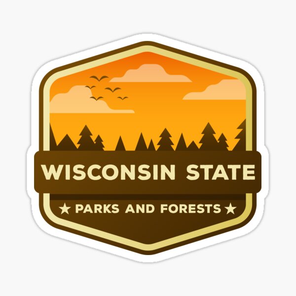 "Wisconsin State Park Sticker 2020" Sticker by nextwebdz Redbubble