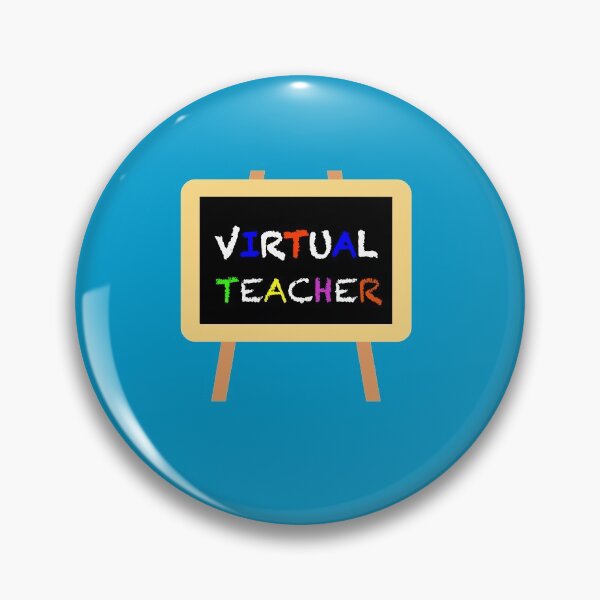 Item preview, Virtual Teacher designed and sold by WordsmithNerd.