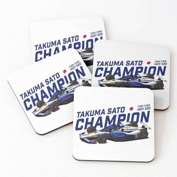Item preview, Takuma Sato Indy 2020 (blue text) designed and sold by pdas1996.