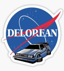DELOREAN SPACE Sticker