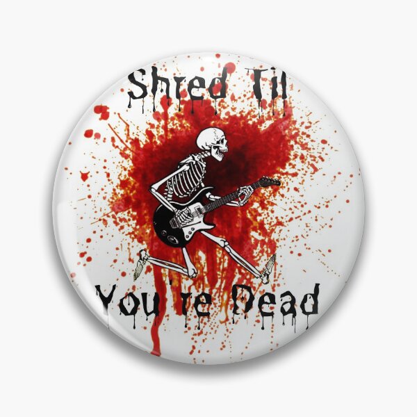 Item preview, Shred Skeleton designed and sold by GuitarToneDaily.