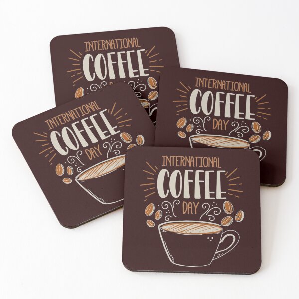 Item preview, International coffee day designed and sold by Rakos-Merch.